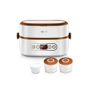 SOUYI JAPAN ソウイジャパン マルチスチーム炊飯器 ホワイト SY-110 白 2つの料理を同時に調理できるマルチクッカー 一台で二度美味しい、究極の...