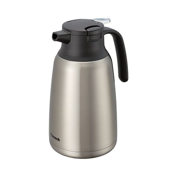 (まとめ) ピーコック ステンレス製 ハンディポット1.5L ステンレス AHR-150-XA 1台 【×3セット】 場所を取らず、持ち運びも楽々 ピーコックの...