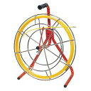 スーパーイエロー (通線ワイヤー) 【リール付き】 プロメイト E-4122R 黄 地中化工事の頼れる相棒 パワフルな地中通線ツール、ゴールデンワイヤー (リー...