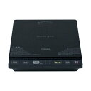YAMAZEN卓上IH調理器 ブラック YEU-S140(B) 1台 黒 卓上で使えるIH調理器、スタイリッシュなブラックカラー コンパクトながらもパワフルな性...