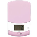 〔3個セット〕 クッキングスケール 計量器 約縦16×横10×厚さ2.2cm 薄型 2kg計量 ピンク デジタル コンパクト 貝印 キッチン 台所 便利な収納に...