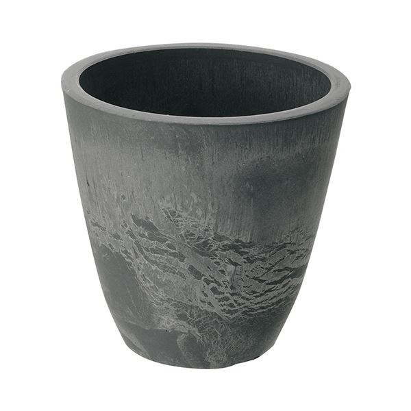 リッチェル ボタニー プレーンポット 12型 ダークグレー 1箱（20個） ダークグレーの魅力溢れるリッチ..