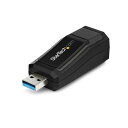 StarTech.com USB3.0-Gigabit Ethernet LANアダプタ 10・100・1000Mbps対応 ブラックUSB31000NDS 1...