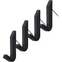 【10個セット】 レック ピンフック ブラック 4個入 H00402 黒 【10個セット】 レック ピンフック ブラック 4個入 H00402 黒