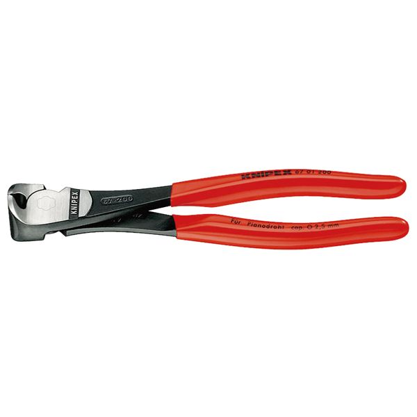 KNIPEX クニペックス ハイレバーエンドニッパー プラスチックコーティング 全長200mm 6701-200 KNIPEX クニペックス ハイレバーエンドニ...