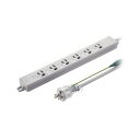 ポッキンプラグ付き電源タップ 3P 6個口 5m TAP-PP36-5 どんな差込口でも使える便利な6個口電源タップ ポッキンプラグ付きで使いやすさ抜群 3P差...