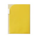(まとめ) LIHIT LAB Avanti 4ポケットホルダー A4(A3・2ツ折) 黄 F-3411-5 キ 【×10セット】 (まとめ) LIHIT LA...