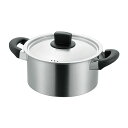 創燕 両手鍋20cm SE-04 燕市の匠が手掛けた、ステンレス製調理器具の極み 驚異の創造力が宿る、20cmの両手鍋 SE-04