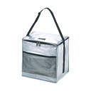 キャプテンスタッグ デリス シルバーソフトクーラーバッグ30L UE-0501 シルバー製の柔らかなクーラーバッグ、容量30L 持ち運びも簡単で、保冷力抜群 ア...