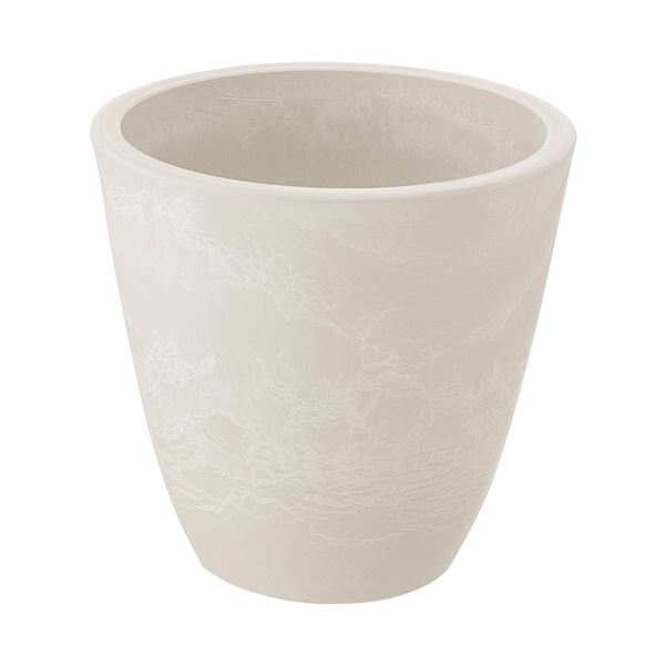 リッチェル ボタニー プレーンポット 15型 ホワイト 1箱（20個） 白 ナチュラルホワイトの美しい15型プ..