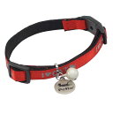 (まとめ)CAT COLLAR ラブキャットカラー レッド【×3セット】 (猫用品/首輪) 赤 安心 安全 の力自在 外れないバックル付き 愛猫のためのパワフル...
