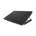 2WAY 6ファン ノートPC パソコン 用スタンド 全面冷却タイプ 15.6型対応 NSF-06 1個 ノートPCを快適に使うための6ファン搭載スタンド 15...