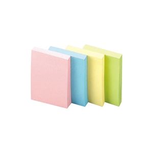 (まとめ) ポストイット 再生紙ノート 6561-K 混色【×3セット】 色とりどりの再生紙ノート、貼ってはがせるメモ・付箋 使いやすさと環境にも優しい、3Mの...