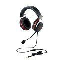 ゲーミングヘッドセット ブラック HS-G40BK 1個 黒 プロ仕様のゲーム用ヘッドセット、ブラックカラーの最新モデル 臨場感あふれるサウンドで快適なプレイを...