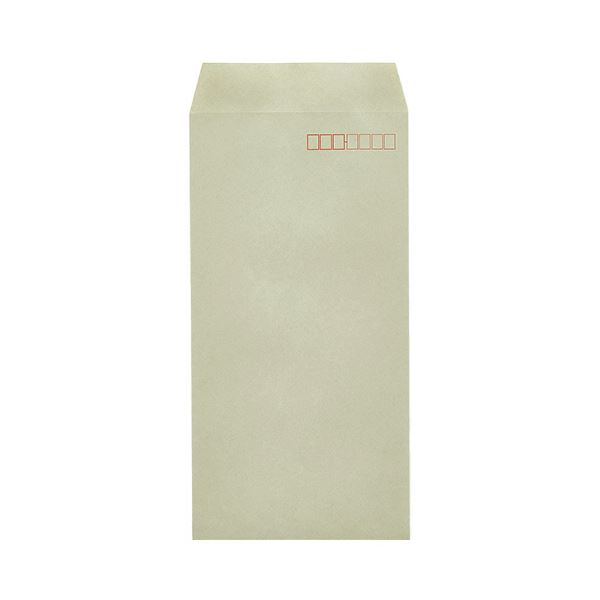 キングコーポレーション 長3封筒 70g センター貼 アドヘヤ グレー 060122 1ケース(1000枚) グレーのセンター貼りアドヘシブ付き長3封筒、70g...