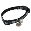 (まとめ)CAT COLLAR キャットフィッシュカラー ブラック【×3セット】 (猫用品/首輪) 黒 力を加えると簡単に外れる 安心 安全 設計の猫用首輪 ブ...