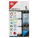 【5個セット】 レック 粘着 小物フック(シール付き) 3個入 H00458 しっかりとした固定力を持つ、粘着性の高い小物フックが5個セットで登場 シール付きで...