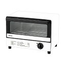 YAMAZENオーブントースター ホワイト YTR-S90(W) 1台 白 明るく彩る白いオーブントースター 焼き色調節可能で料理の幅広がる 忙しい朝も手軽にト...