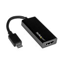 StarTech.com USB TypeC-HDMI変換ディスプレイアダプタ ブラック CDP2HD 1個 黒 USB TypeC端子をHDMI端子に変換する...