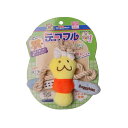 (まとめ) デコフル みつばちさん 【×3セット】 (犬用玩具) 多彩な素材と遊び心が広がる 楽しいデコフル みつばちさんセット(犬用玩具)×3個