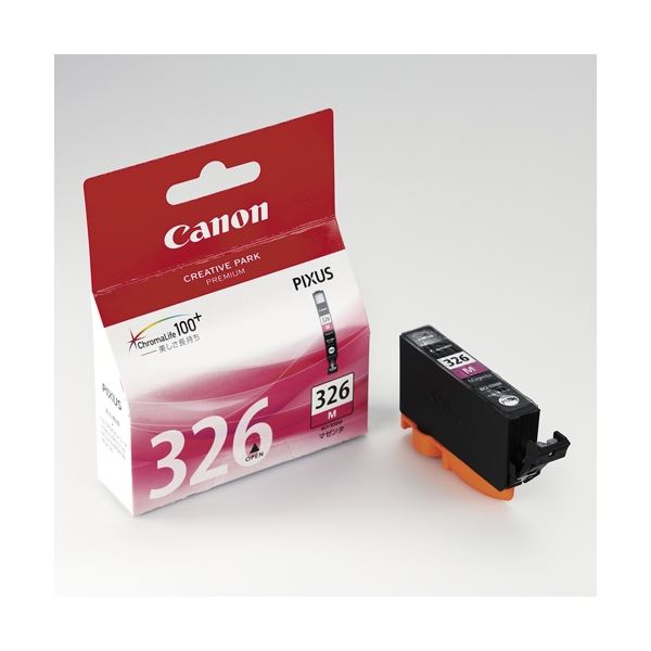 【まとめ】 キヤノン インクカートリッジBCI-326Mマゼンタ 【×2セット】 鮮やかなピンク色を楽しむため..