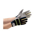 ミドリ安全 安心 耐切創性 防火手袋(人工皮革・滑り止めタイプ) M MTK-500-NV-M 1双 切り傷から手を守る 滑り止め付きの人工皮革防火手袋、中サイ...