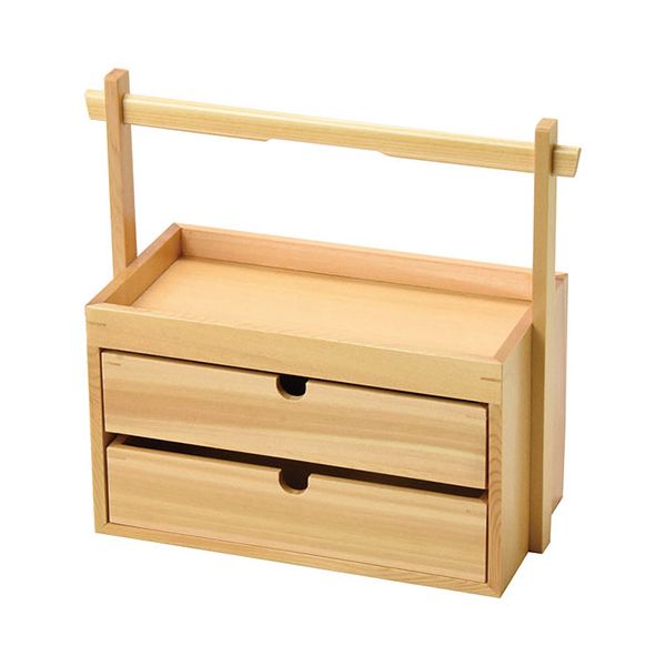 ヤマコー 用美 業務用 桧・引き出し弁当箱 yamaco27224 自然の風合いを楽しむ 桧製 引き出し付き 弁当箱