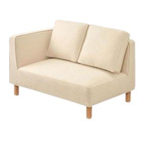 ゆったりくつろげるコーナーソファ 角 L字 L型 右カウチタイプ アイボリー 乳白色 広々とした空間でリラックスできる、右側にカウチが付いたアイボリー色のコーナーソファ 角 L字 L型 贅沢なくつろぎをお届けします 乳白色(3)