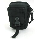 多機能 MOLLE バッグ 対応 防水布使用 ポーチ ブラック アメリカ軍 米軍 米国軍 ミリタリーバッグ ミリタリーグッズ 鞄 黒 アウトドアの冒険心を刺激す...