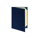 (業務用セット) 証書ファイル 布クロス貼り(スエード調)タイプ A4判 FSS-A4-B 紺【×5セット】 ビジネスに最適 オフィス 事務用 整理 収納 の極...