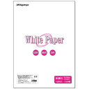 (まとめ) 長門屋商店 ホワイトペーパー A3 中厚口 70kg ナ-004 1冊(100枚) 【×4セット】 白 高品質レーザープリンター用紙 驚きの白さと滑...