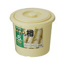 【30セット】 漬物樽/漬物用品 【NI-5型】 アイボリー 本体・蓋:PE 押し蓋:PP 〔キッチン 台所 用品 家庭用品 手づくり〕 乳白色 本格的な漬物を...