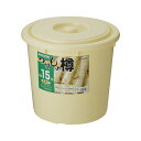 【20セット】 漬物樽/漬物用品 【NI-15型】 アイボリー 本体・蓋:PE 押し蓋:PP 〔キッチン 台所 用品 家庭用品 手づくり〕 乳白色 本格的な漬物...