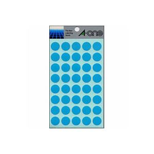 （まとめ） エーワン カラーラベル 丸型 (円形 ラウンド) 15mm径 07026 空 1P14シート（560片）入 【×1..