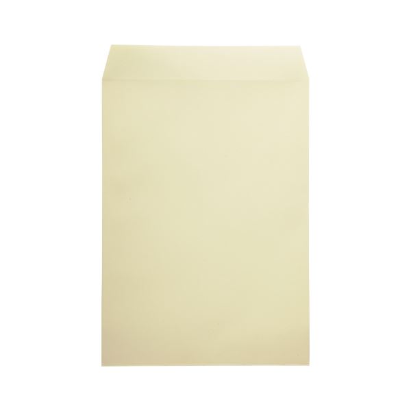 (まとめ) クラフト封筒カラー(100枚パック) 角2 PK-121C クリーム 100枚入 【×2セット】 シンプルで使いやすい 角形と長形のクラフト封筒カラ...