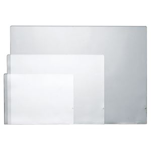 (まとめ) ライオン事務器 図面ホルダー A3 435×315mm DF-3 1枚 【×20セット】 透明な保護盾 図面を守るクリアな世界 A3サイズの図面ホル...