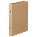 (まとめ) TANOSEE Oリングファイル(紙表紙) A4タテ 2穴 220枚収容 背幅36mm クラフト 1冊 【×30セット】 整理 収納 力抜群 A4サ...