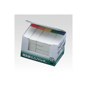 (まとめ) 住友スリーエム ポストイット(R) エコノパック(TM)製品シリーズ 25個入り 横15×縦50mm 7001-R 白(色帯混色) 25個入 【×3...