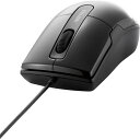 バッファロー(サプライ) 有線BlueLEDマウス 静音/3ボタン Mサイズ ブラック BSMBU26SMBK 黒 静かな操作音と快適な手触りを備えた進化した有...
