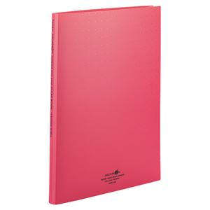 (まとめ) リヒトラブ AQUA DROPs クリヤーブック(クリアブック)(ポケット交換タイプ) A4タテ 30穴 15ポケット付属 背幅18mm 赤 N50...