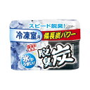 (まとめ) エステー 脱臭炭 冷凍室用 70g 1セット(3個) 【×4セット】 キッチン 台所 の空気を清々しく 冷蔵庫用の脱臭剤で快適な生活を