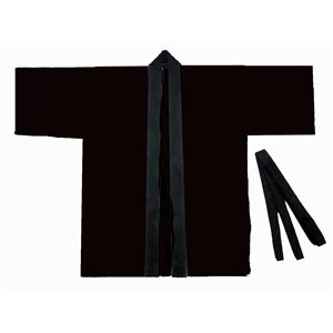 (まとめ) カラー不織布はっぴ/法被 【大人用 Lサイズ】 ブラック(黒) 【×15セット】 黒 華やかなイベントを彩る 多彩なシーンで活躍する、快適な着心地の...