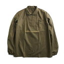 チェコ軍 放出 プルオーバー ブラウン ジャケット L相当 綿 未使用 デッドストック ミリタリーウェア ミリタリージャケット 茶 未使用のチェコ軍放出プルオー...
