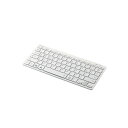 Bluetoothミニキーボード/パンタグラフ式/軽量/マルチOS対応/ホワイト TK-FBP102WH 白 持ち運びに最適な超薄型・超軽量キーボード 6.5m...
