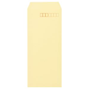 (まとめ) キングコーポレーション ソフトカラー封筒 長4 80g/m2 〒枠あり クリーム N4S80C 1パック(100枚) 【×10セット】 クリームカラ...