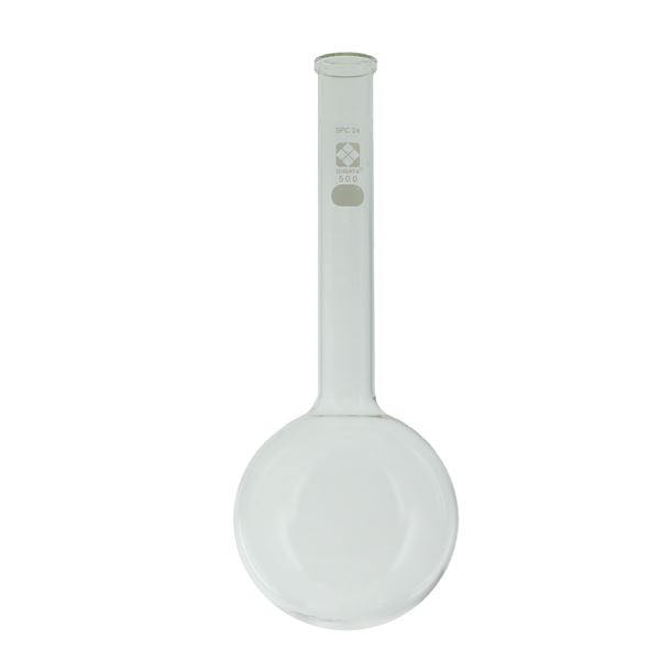 【柴田科学】SPC パソコン 丸底フラスコ 長首形 500mL 031100-500 進化したデザイン 容量たっぷり500mLの丸底フラスコ 使いやすい長首形で、さまざまな実験に最適 高品質な素材で耐久性も抜群 科学の世界を広げる頼れるパートナー