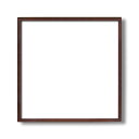 〔 角額 〕高級木製正方形額 600角 600×600mm ブラウン 壁掛けひも アクリル付き 9787 フレーム 額縁 額 茶 多様な用途に対応する、高級木製...