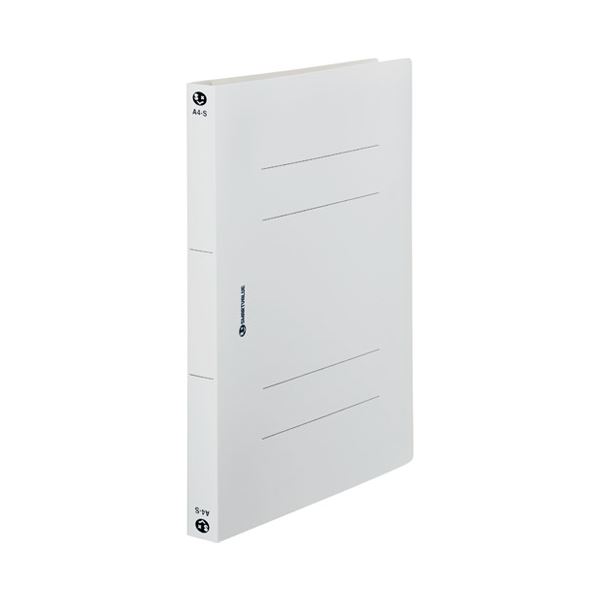 ジョインテックス PPフラットファイル厚綴A4S120冊D080J-12GY スタイリッシュで整理 収納 力抜群 A4サイズ120冊整理 収納 可能な厚綴りフラ...