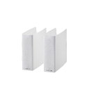 (まとめ) DVD・CD不織布ケース専用ファイル(2冊入り) CCD-B01WCR【×10セット】 整理整頓の達人に贈る、パソコン周辺機器の革命 ディスク収納の...