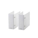 (まとめ) DVD・CD不織布ケース専用ファイル(2冊入り) CCD-B02WCR【×10セット】 整理整頓の達人に贈る、パソコン周辺機器の革命 ディスク収納の...